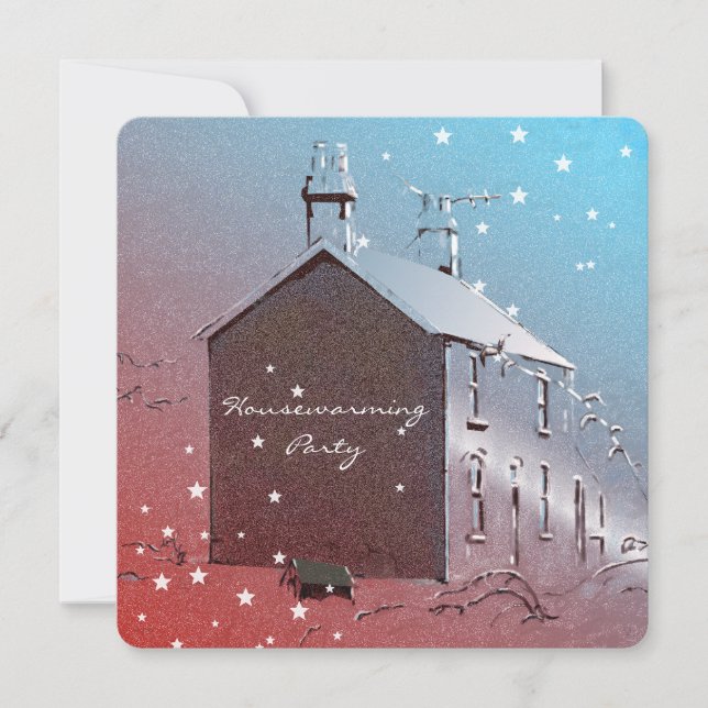 New House Housewarming Invites (Front)