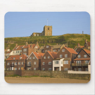New housing and St Margarets church, Whitby, Mouse Pad