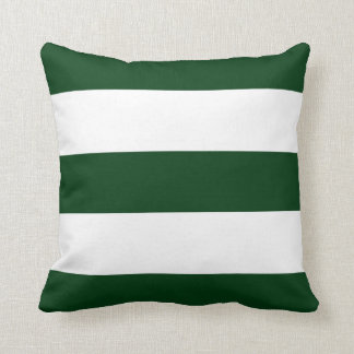 New Hunter Green & White Stripe Couch Pillow Gift