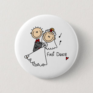 New Husband And Wife's First Dance Button