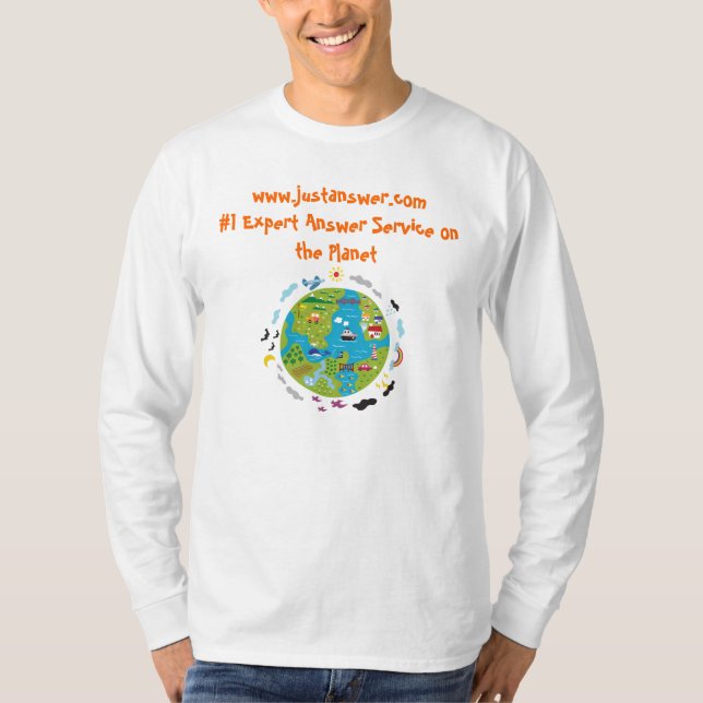 New Image, #1 Expert Answer Servic... - Customised T-Shirt (Front)