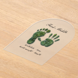 New Infant-hand n footprint Acrylic Invitations