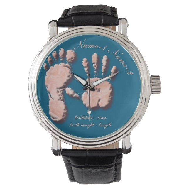 New Infant-hand n footprint Watch (Front)