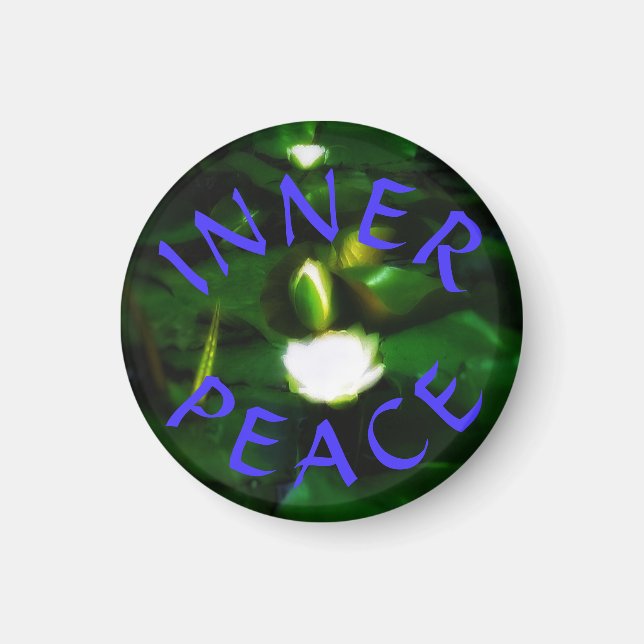NEW INNER PEACE LOTUS MAGNET (Front)