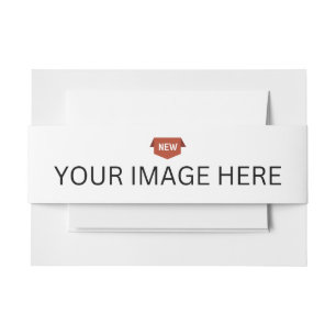 NEW! Invitation Belly Band - Landscape - 25 Pack