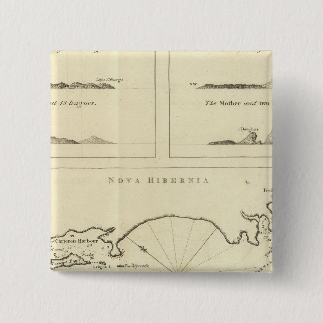 New Ireland 15 Cm Square Badge (Front)