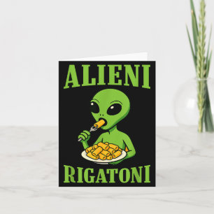 New Italian Brainrot Alieni Rigatoni Funny Viral M Card