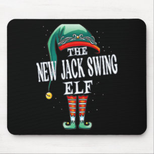 New Jack Swing Elf Christmas Group Xmas Pajama Par Mouse Pad