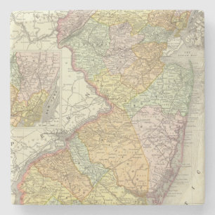 New Jersey 10 Stone Coaster