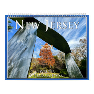 NEW JERSEY 2025 by Walter Choroszewski Calendar