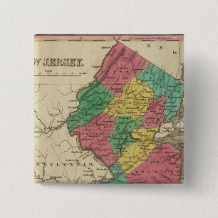 New Jersey 3 15 Cm Square Badge