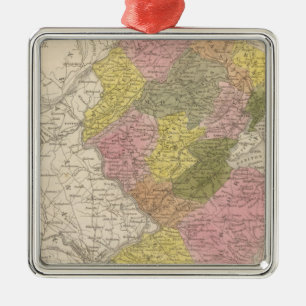 New Jersey 4 Metal Tree Decoration