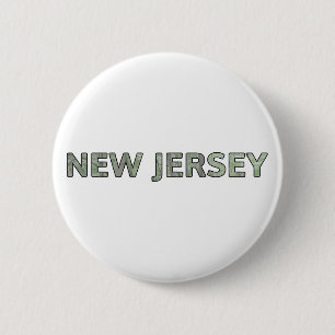 New Jersey 6 Cm Round Badge