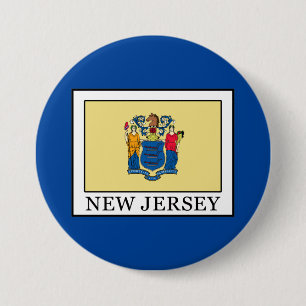New Jersey 7.5 Cm Round Badge