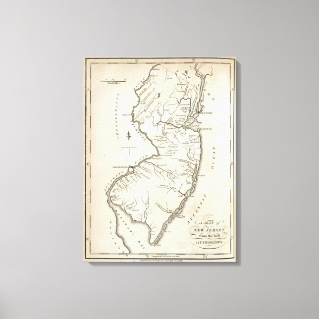 New Jersey 7 Canvas Print (Front)