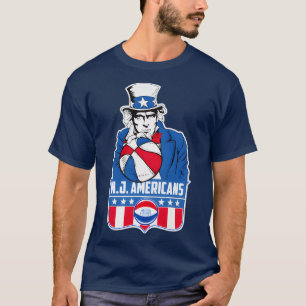 New Jersey Americans Basketball 5 T-Shirt