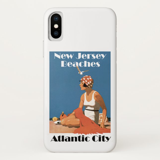 New Jersey Beaches ~ Atlantic City Case-Mate iPhone Case (Back)