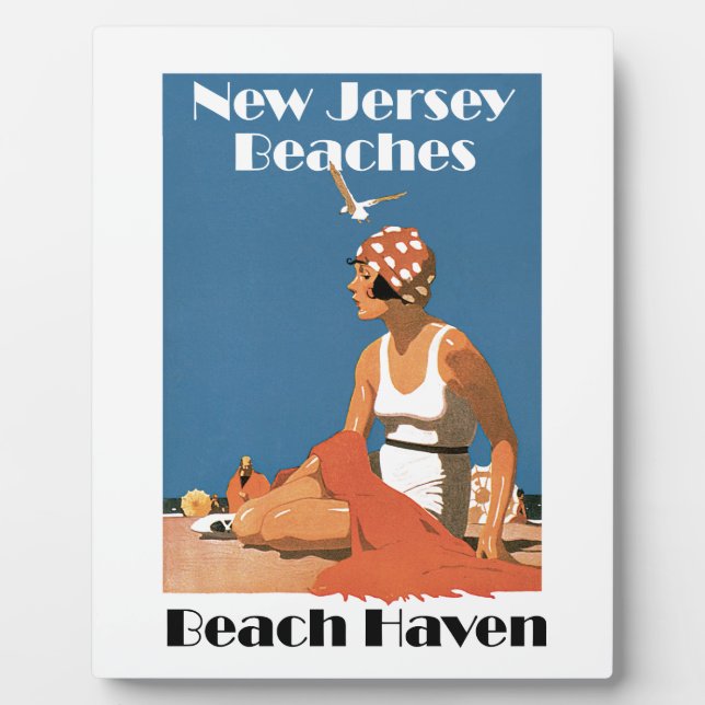 New Jersey Beaches ~ Beach Haven Plaque (Front)