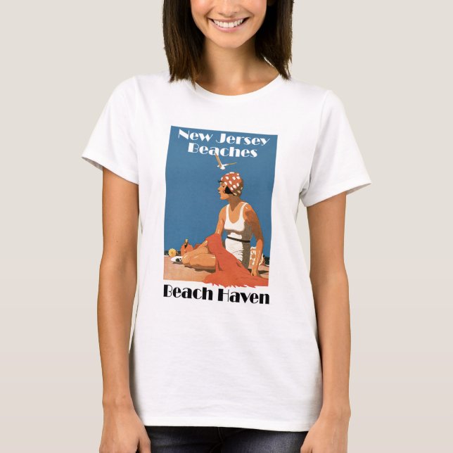 New Jersey Beaches ~ Beach Haven T-Shirt (Front)