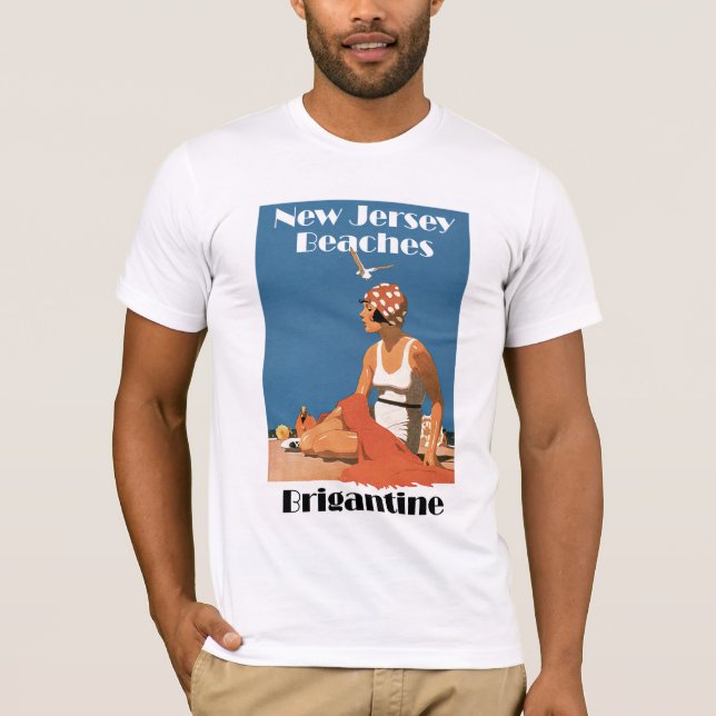 New Jersey Beaches ~ Brigantine T-Shirt (Front)