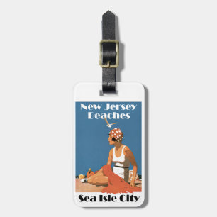 New Jersey Beaches ~ Sea Isle City Luggage Tag