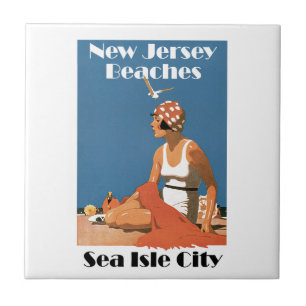 New Jersey Beaches ~Sea Isle City Tile