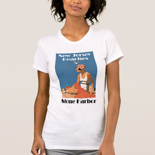New Jersey Beaches ~ Stone Harbour T-Shirt (Front)