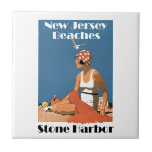 New Jersey Beaches ~ Stone Harbour Tile