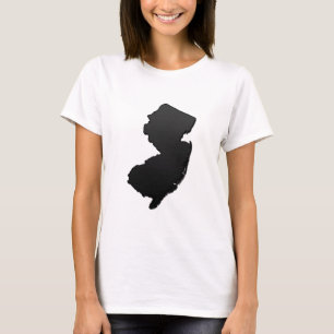New Jersey Black Outline T-Shirt