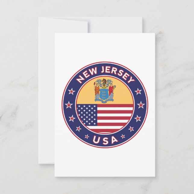 New Jersey Card (Front)