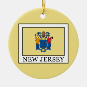 New Jersey Ceramic Tree Decoration