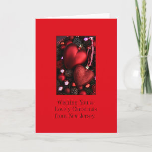 New Jersey   Christmas Card, state specific Holiday Card