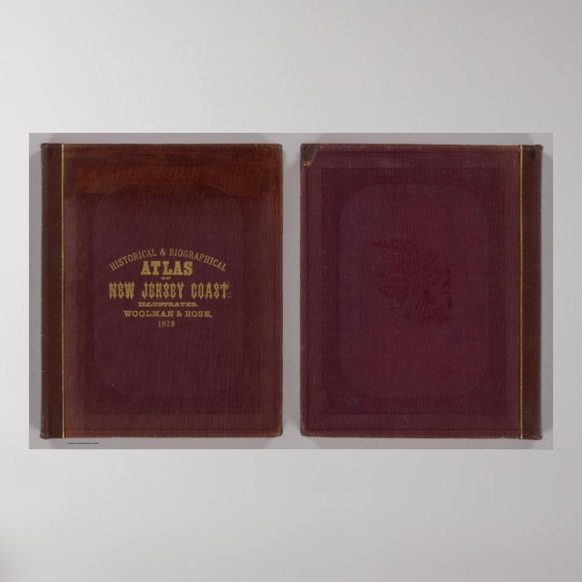 New Jersey coast historical atlas Poster (Front)