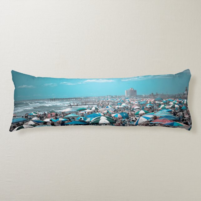 New Jersey Coastal Beach Art Body Cushion (Front)