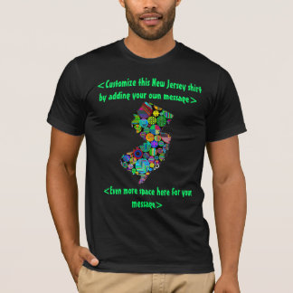 New Jersey Colourful Custom T-Shirt - YOU