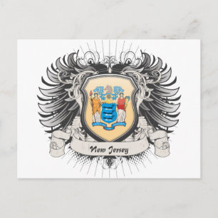 New Jersey Crest Postcard