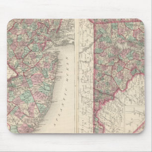 New Jersey, Delaware, and Maryland Mouse Pad
