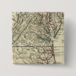 New Jersey, Delaware, Virginia, North Carolina 15 Cm Square Badge