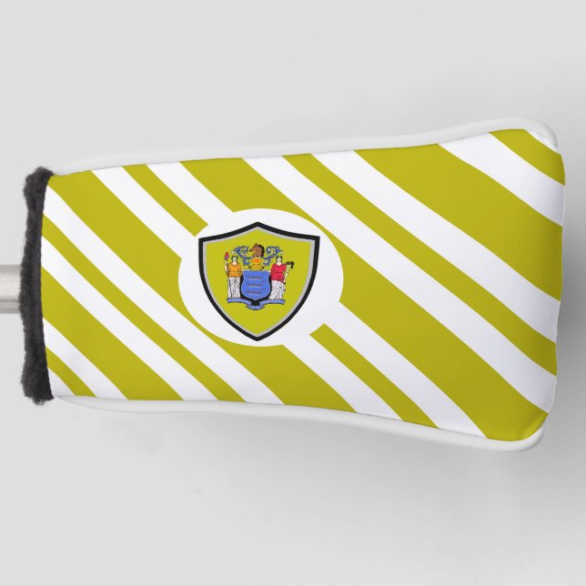 New Jersey flag Golf Head Cover (Front)