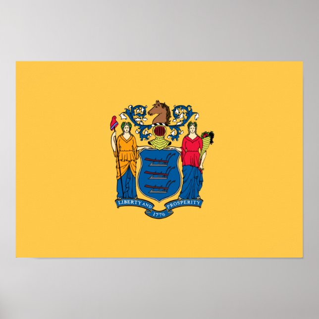 New Jersey Flag Poster (Front)
