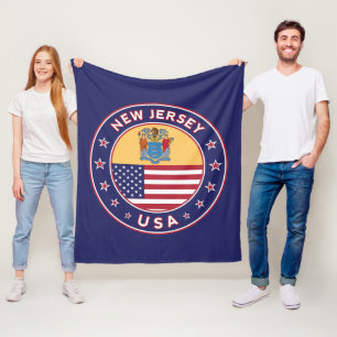 New Jersey Fleece Blanket