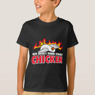 New Jersey Fried Street Chicken Funny Food T-Shirt