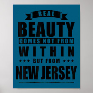 New Jersey - Funny D City Gift  Poster