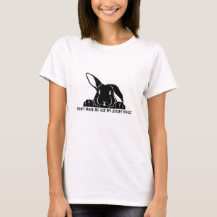 NEW JERSEY FUNNY RABBIT TEE SHIRT