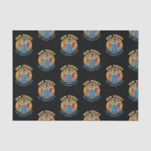 NEW JERSEY GARDEN STATE FLAG TISSUE PAPER