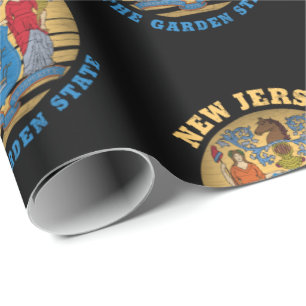 NEW JERSEY GARDEN STATE FLAG WRAPPING PAPER