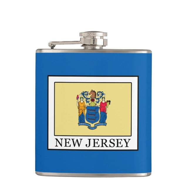 New Jersey Hip Flask (Front)