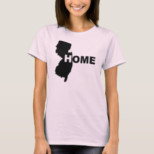 New Jersey Home Away From State T-Shirt Tees
