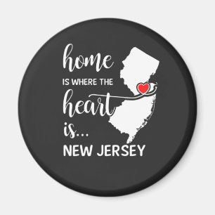 New Jersey home is where the heart is Magnet