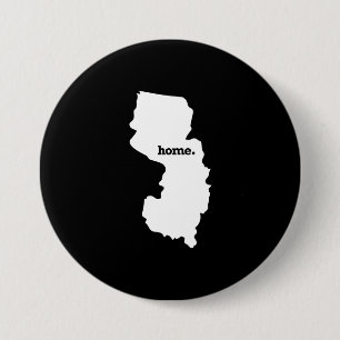 NEW JERSEY HOME STATE -.png 7.5 Cm Round Badge